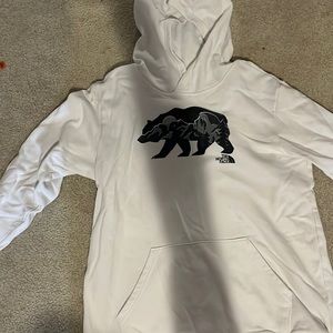 white north face sweatshirt size kids large